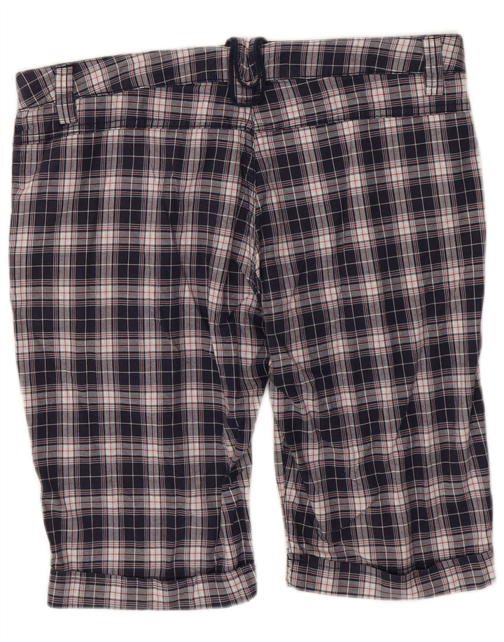 Pantaloncini chino da uomo di Dack IT 48 medio W36 cotone a quadri blu navy