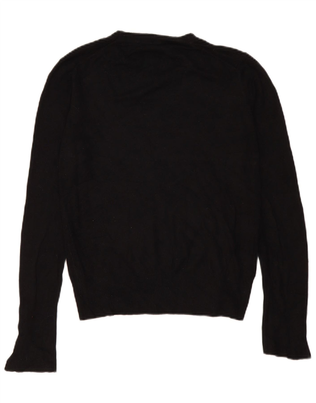 Maglione maglione girocollo da donna Zara UK 14 medio nero