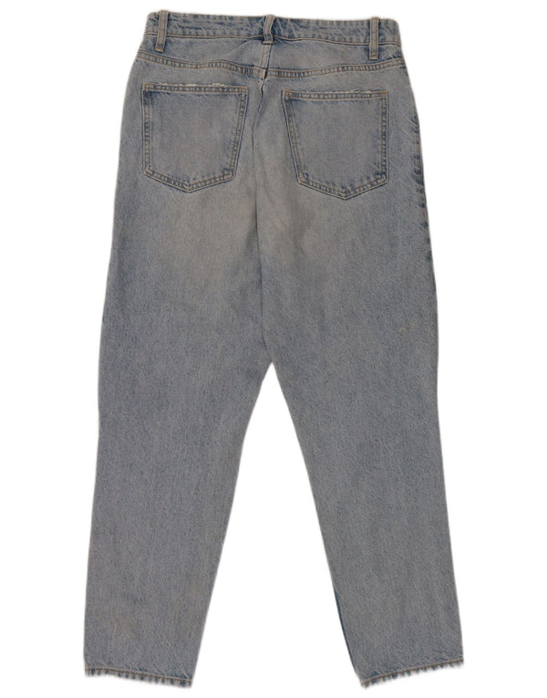 Jeans affusolati effetto consumato da donna Zara EU 40 medio W30 L27 cotone blu
