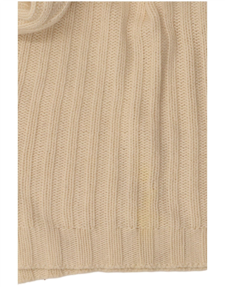 Massimo Dutti Maglione da donna senza maniche con collo alto UK 12 Beige medio