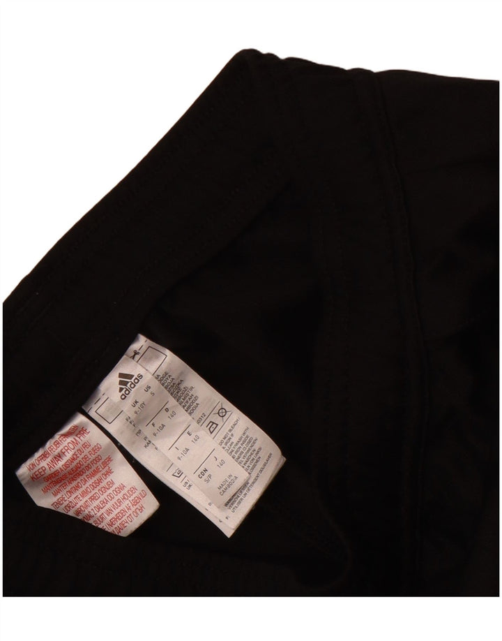 Pantaloni della tuta Adidas Aeroready da ragazzo 9-10 anni in poliestere nero