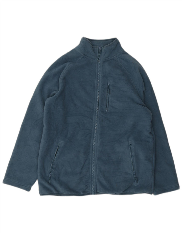 Giacca in pile da uomo Marks & Spencer UK 38 Poliestere blu medio