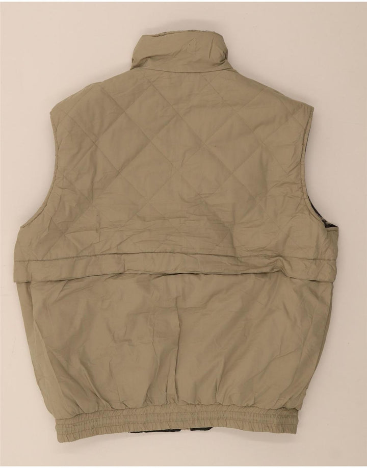 Shamp Gilet reversibile da uomo vestibilità ampia UK 38 Medio Nero Poliestere