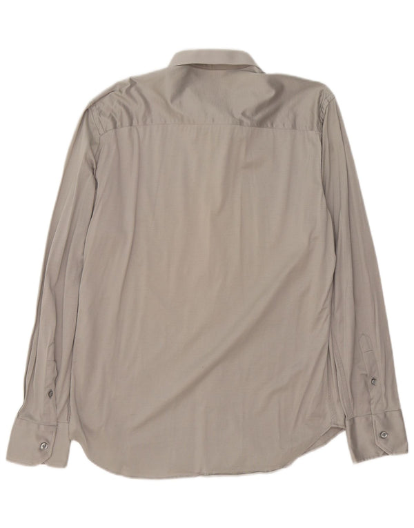 Camicia da uomo Emporio Armani taglia 43 17 XL grigia