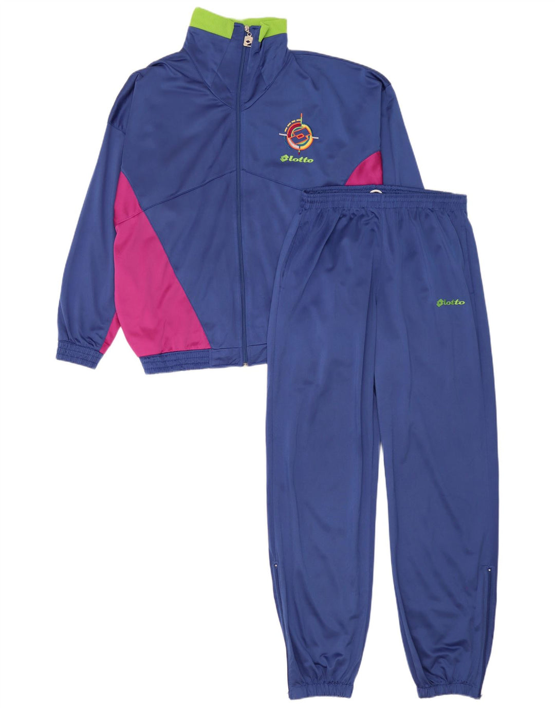 Tuta intera da uomo Lotto Large Blu Colourblock Poliestere