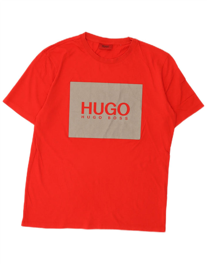 T-shirt grafica da uomo Hugo Boss Top piccola rossa