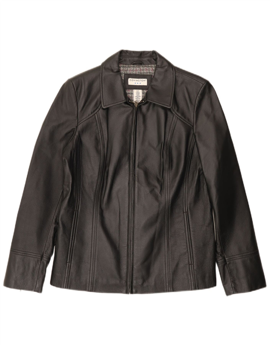 Giacca in pelle da donna Covington UK 14 pelle nera media