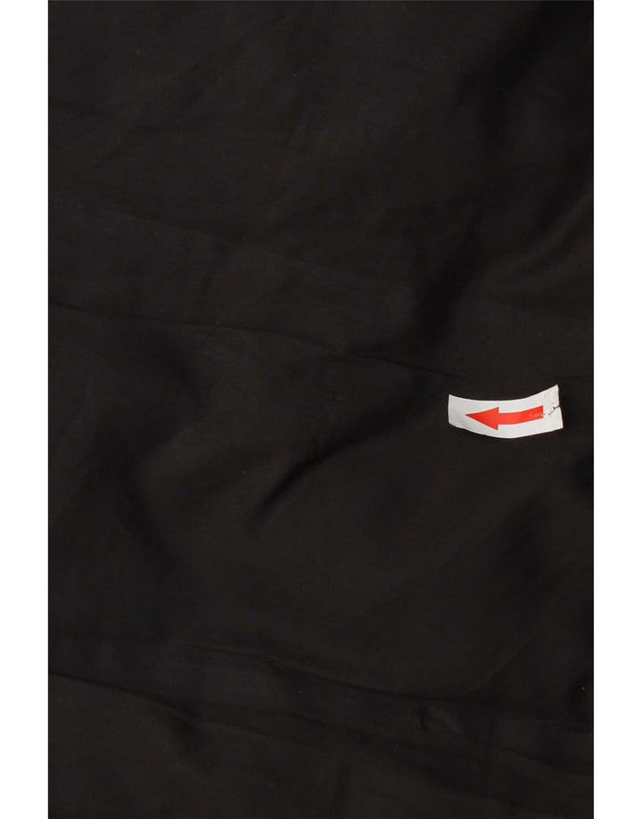 Gilet imbottito con cappuccio lungo da donna Zara UK 14 medio poliestere nero