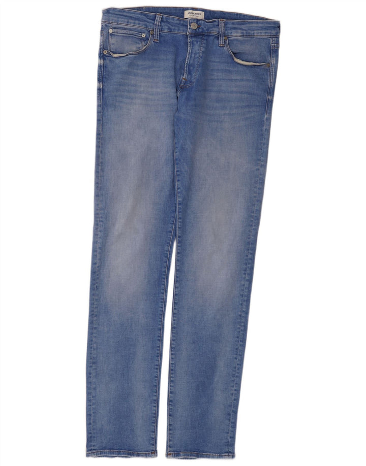 Jeans slim da uomo Jack & Jones W36 L36 cotone blu