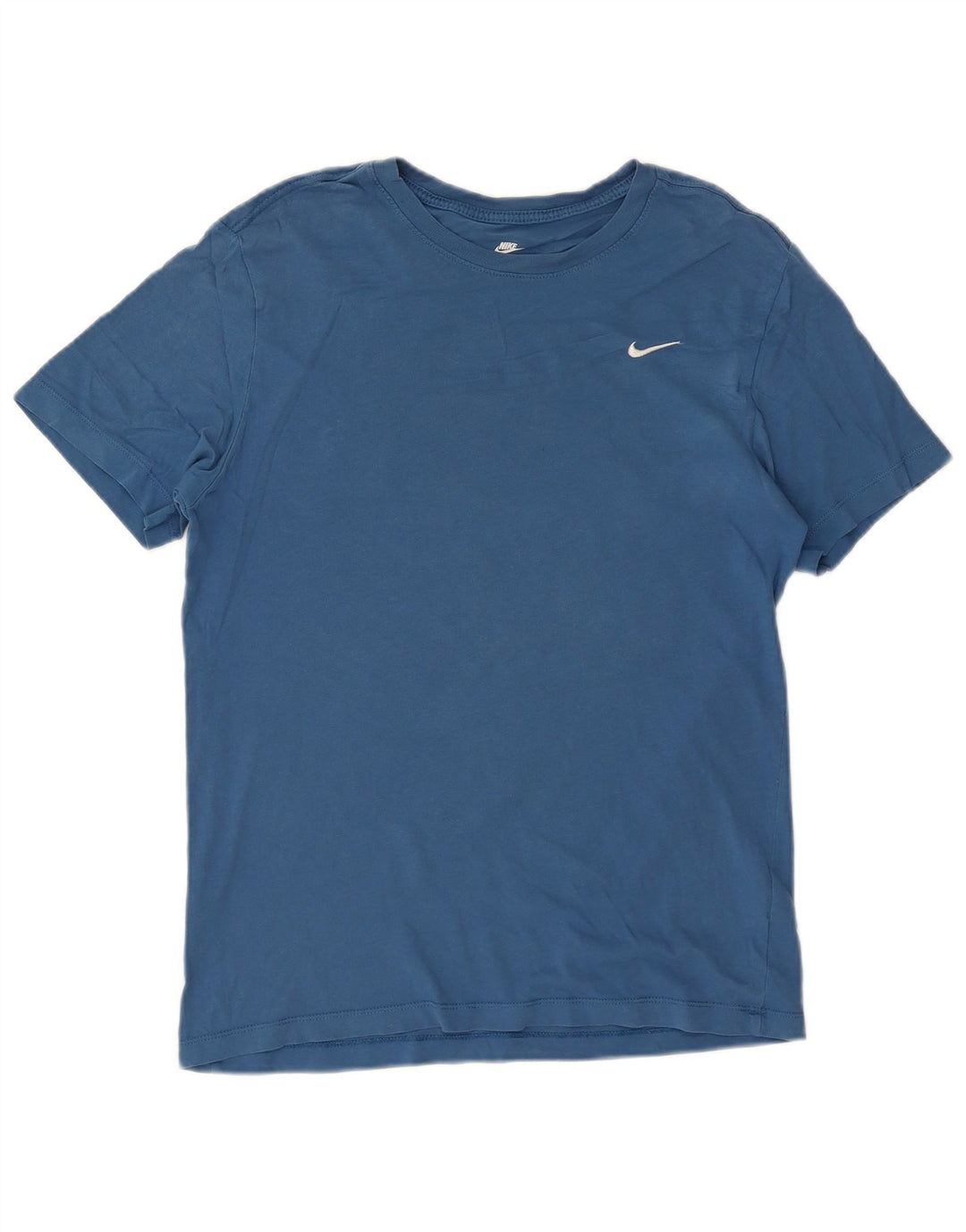 T-shirt da uomo NIKE Top blu medio in cotone