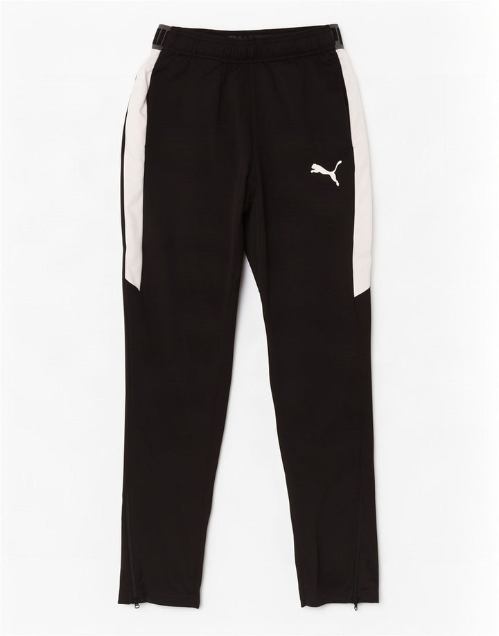 Pantaloni da tuta da uomo Puma Medium Black Colourblock in poliestere