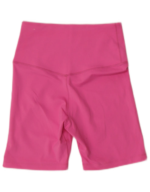 Pantaloncini sportivi Nike da donna Dri Fit UK 8 piccoli poliestere rosa