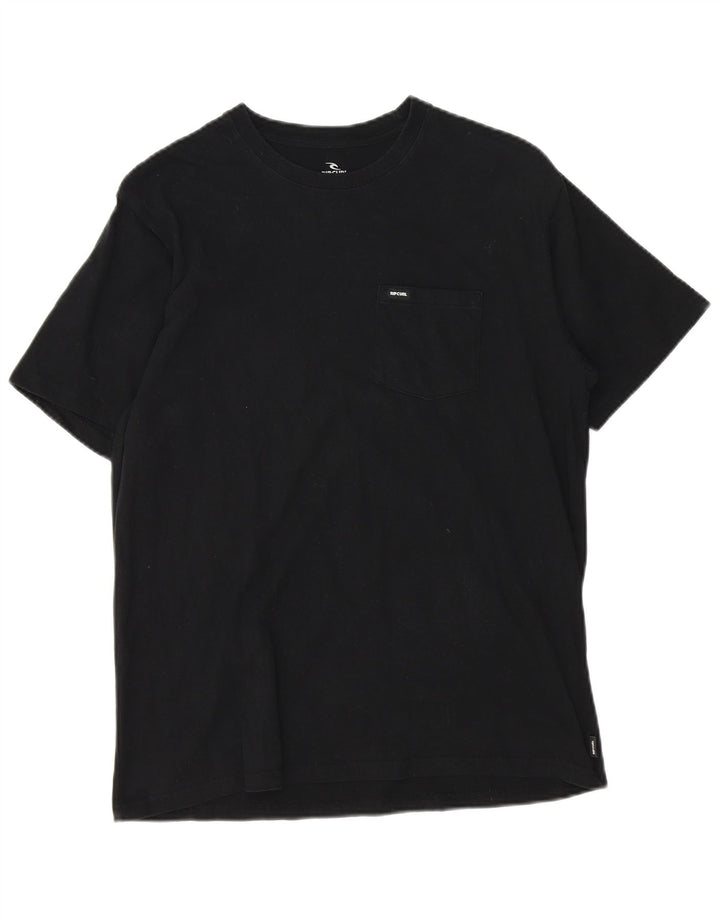 T-shirt da uomo con vestibilità standard Rip Curl, colore nero medio