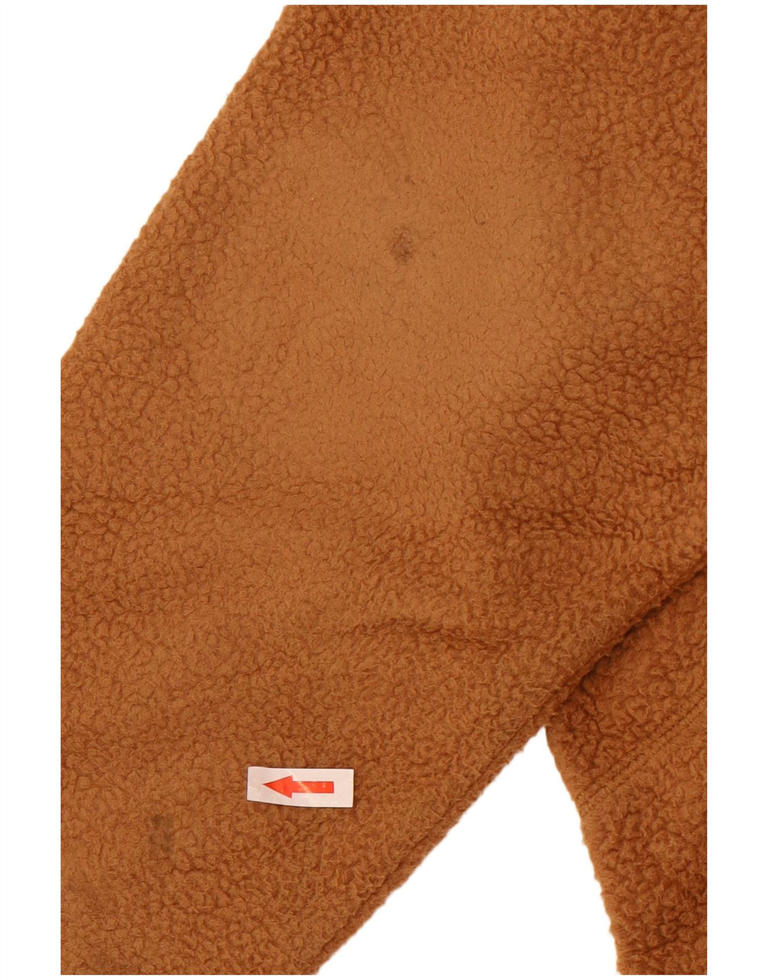 Maglione in pile da uomo Columbia con cappuccio e zip, piccolo in poliestere marrone