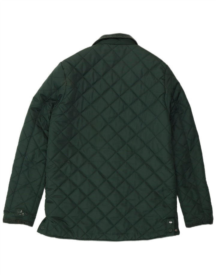 Giacca trapuntata da uomo Pierre Cardin UK 38 Poliestere verde medio