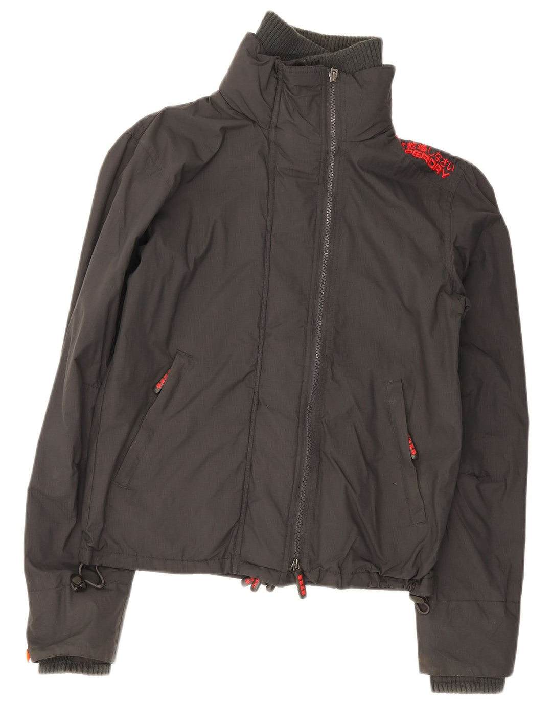 Giacca a vento grafica da uomo Superdry UK 36 Small Nylon grigio