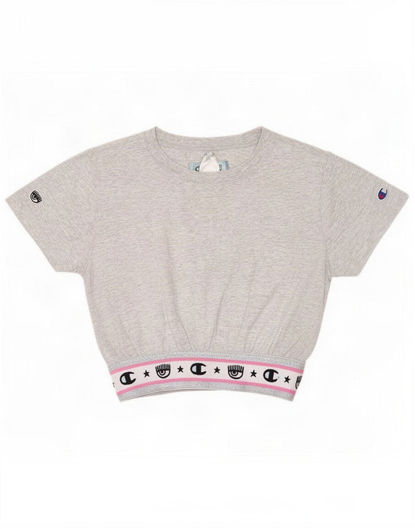 Champion T-shirt grafica da donna Chiara Ferragni UK 12 Grigio medio