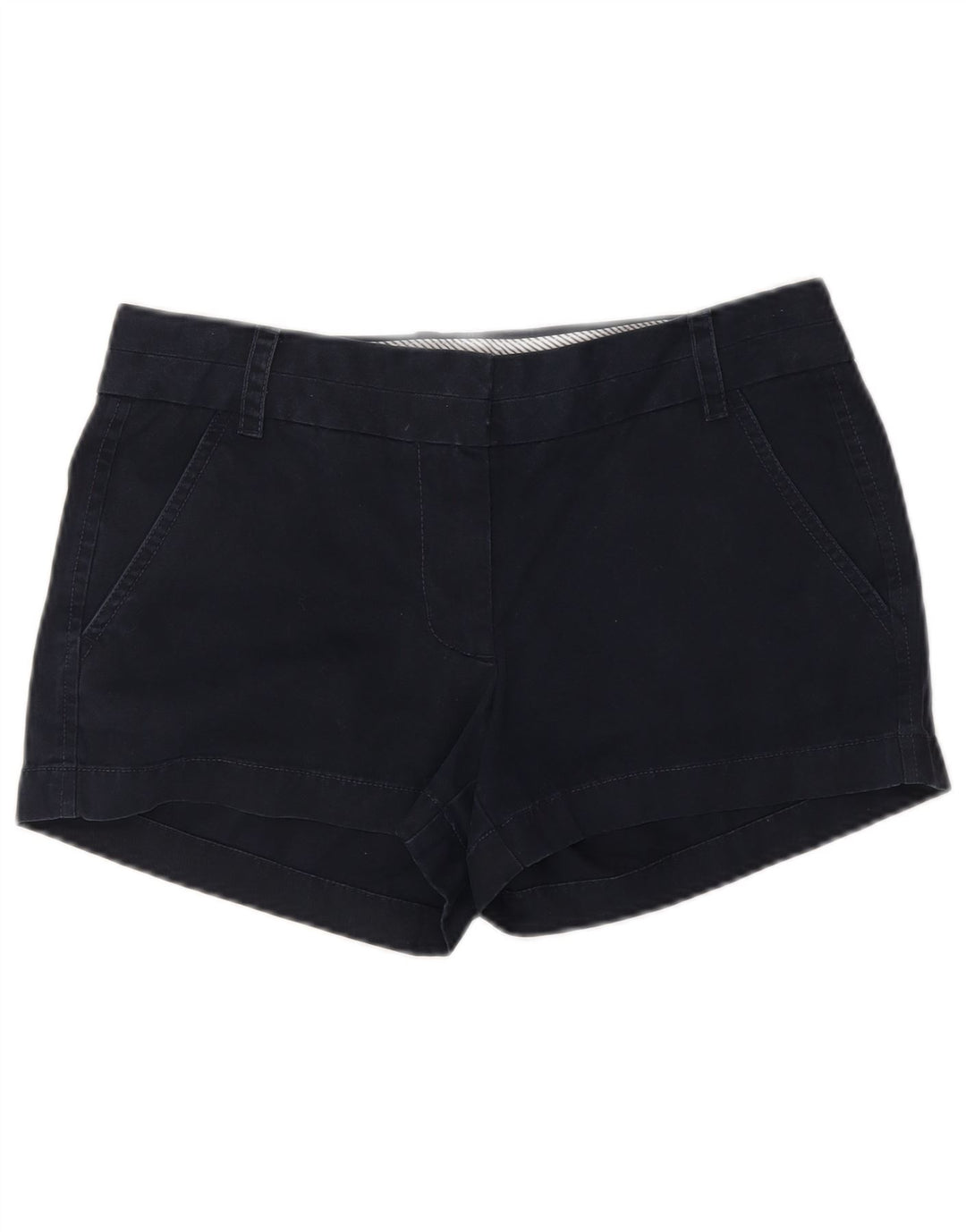 Pantaloncini chino da donna J. CREW US 4 Small W28 cotone blu navy