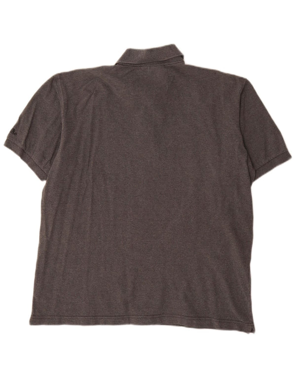 Polo da uomo Ellesse grande in cotone grigio