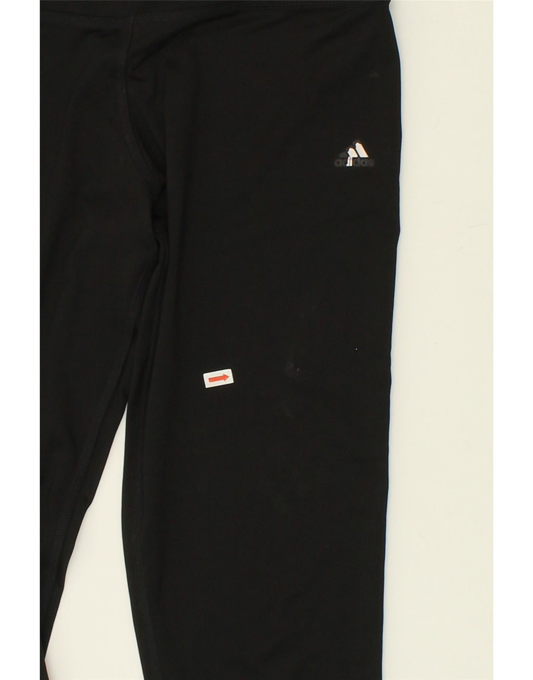 ADIDAS Womens Climalite Capri Leggings UK 12/14 Medium Black Polyester Vintage Adidas and Second-Hand Adidas from Messina Hembry 