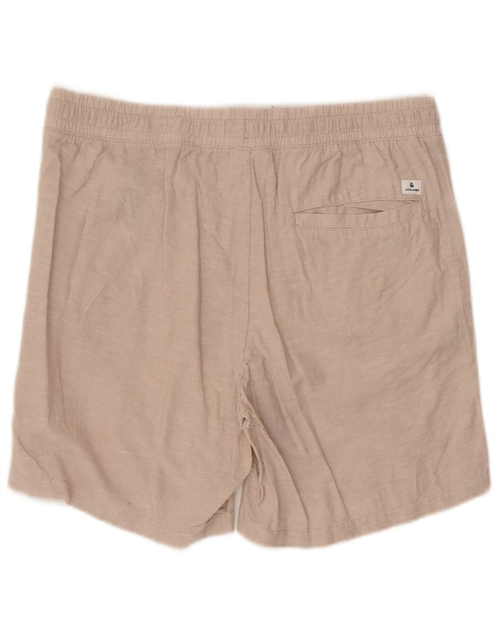 Pantaloncini chino da uomo Jack & Jones medi W32 in cotone grigio