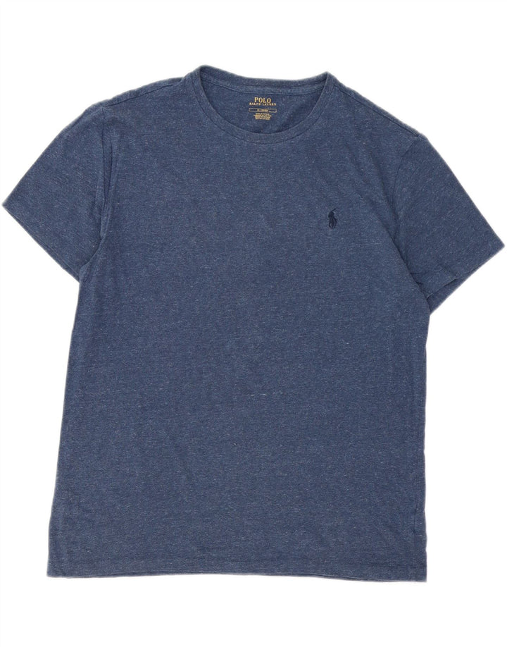 POLO RALPH LAUREN T-shirt da uomo Top medio in cotone blu navy