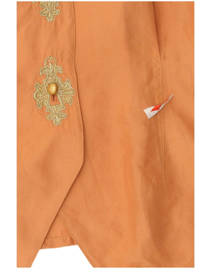 Gilet da donna Barbara Bui UK 14 Seta arancione medio