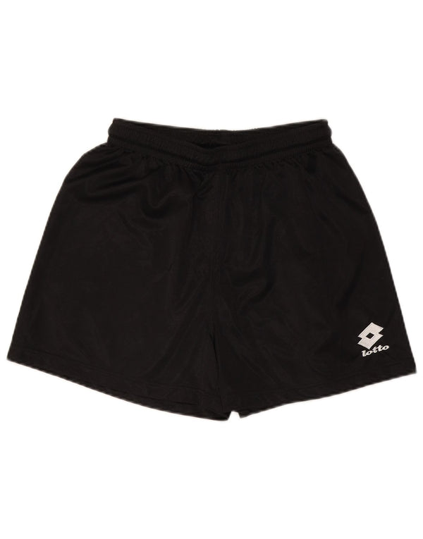 Pantaloncini sportivi da uomo Lotto UK 40/42 Large Nero Poliestere Sport