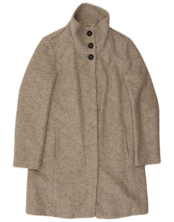 Cappotto da donna Hugo Boss UK 8 piccolo acrilico beige