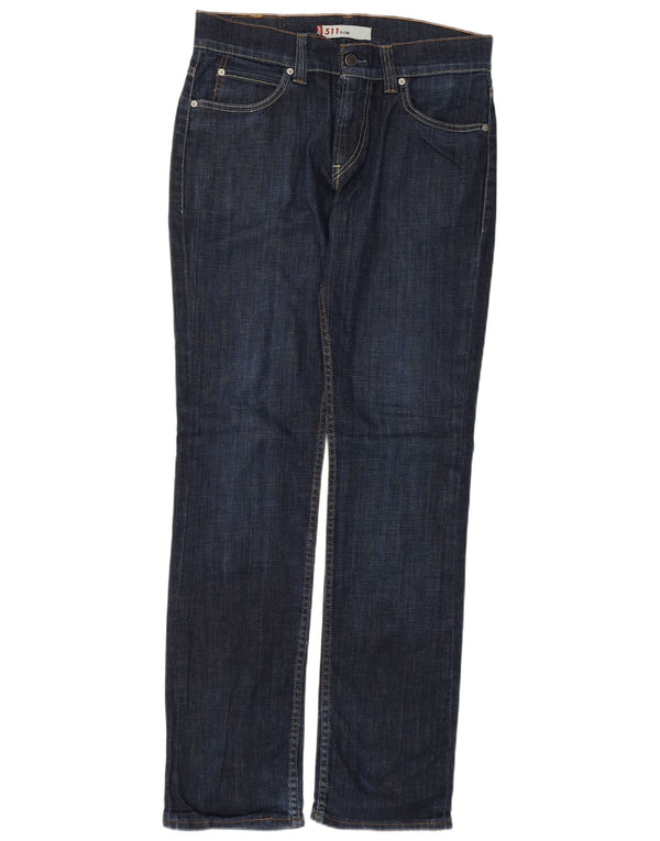 LEVI'S Jeans da uomo 511 slim W33 L34 cotone blu navy