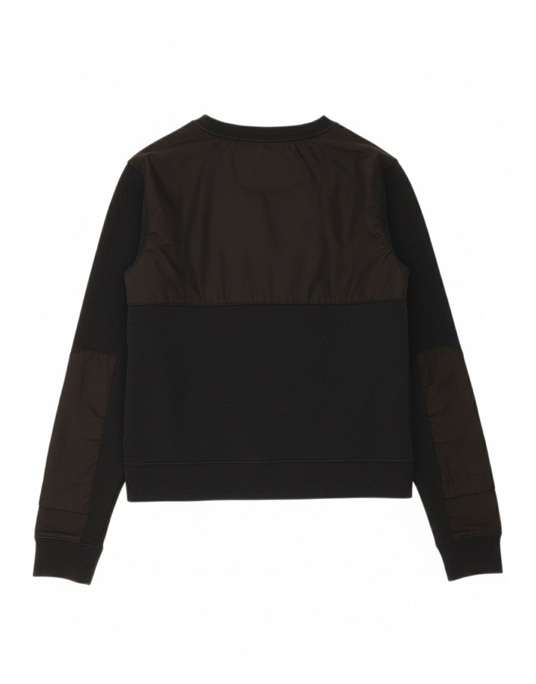 NIKE Womens Sweatshirt Jumper UK 10 Small Black Colourblock Cotton
