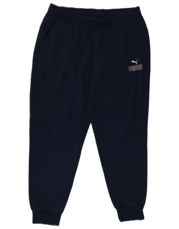 Pantaloni da tuta da uomo Puma Joggers XL Blu Navy Cotone
