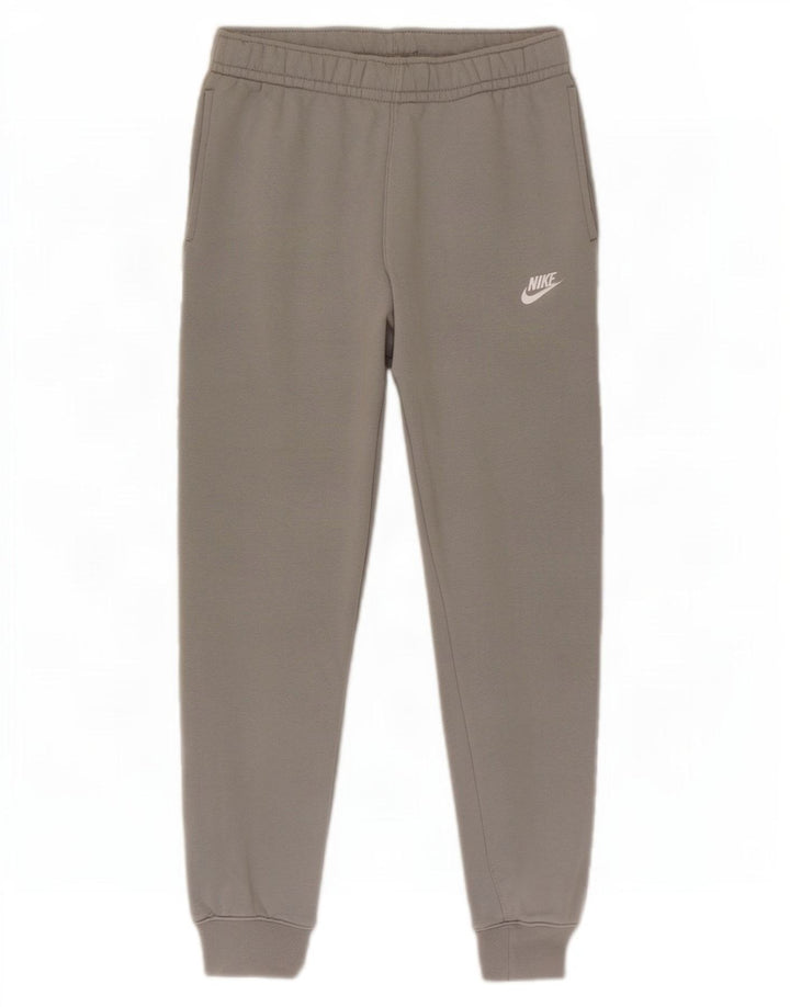 Pantaloni da tuta da uomo Nike Joggers in cotone grigio medio