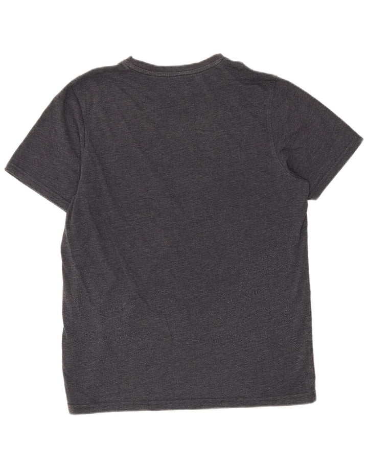 T-shirt grafica da uomo Mountain Warehouse Top in cotone nero medio