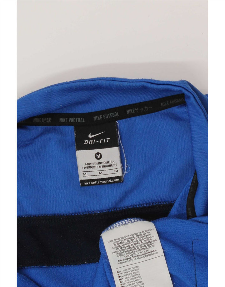 Maglia da tuta Nike Dri Fit Graphic Pullover da uomo, colore blu medio, color block