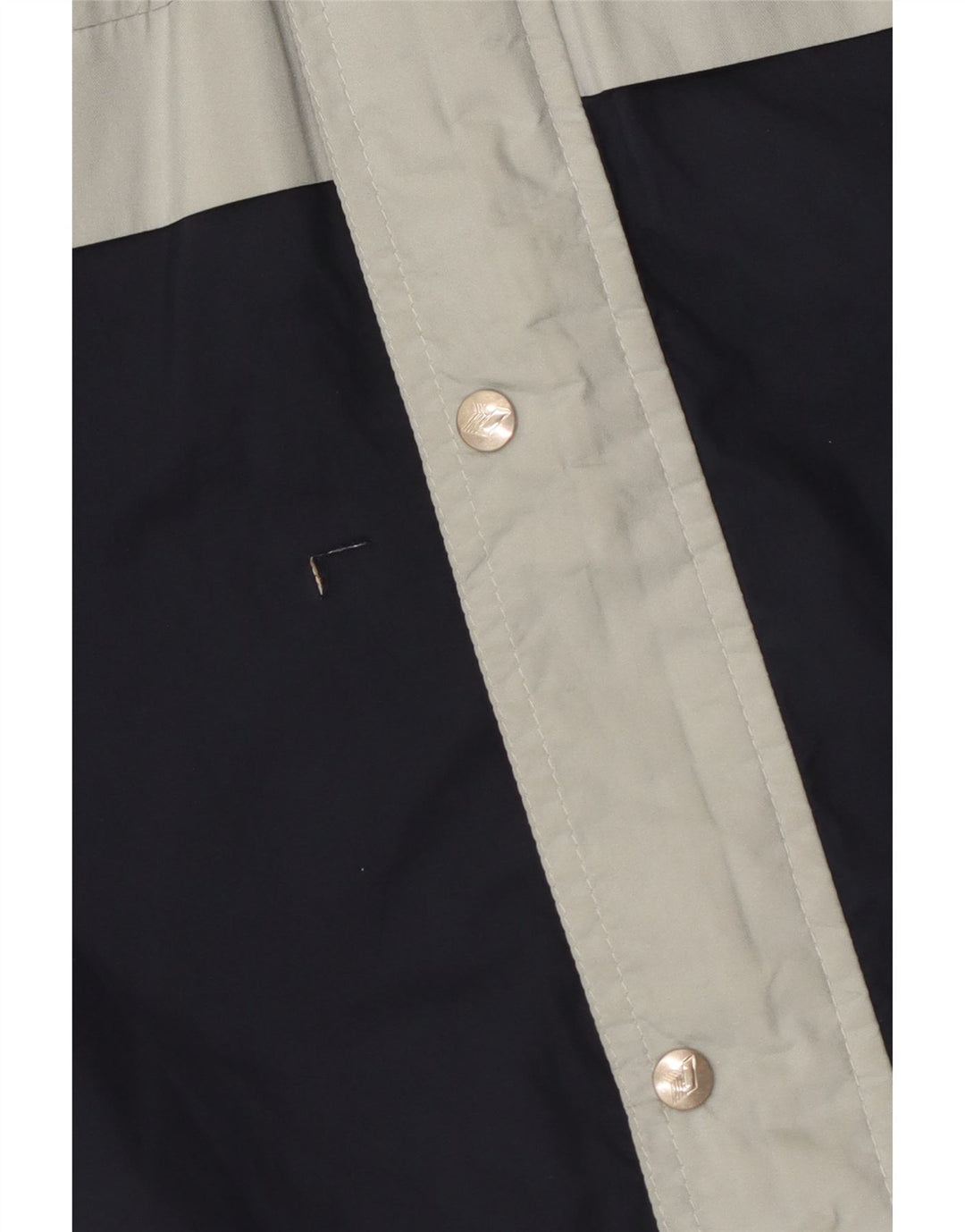 Giacca antipioggia da uomo con cappuccio K-Way UK 38 Medium Navy Blue Colourblock Poliestere