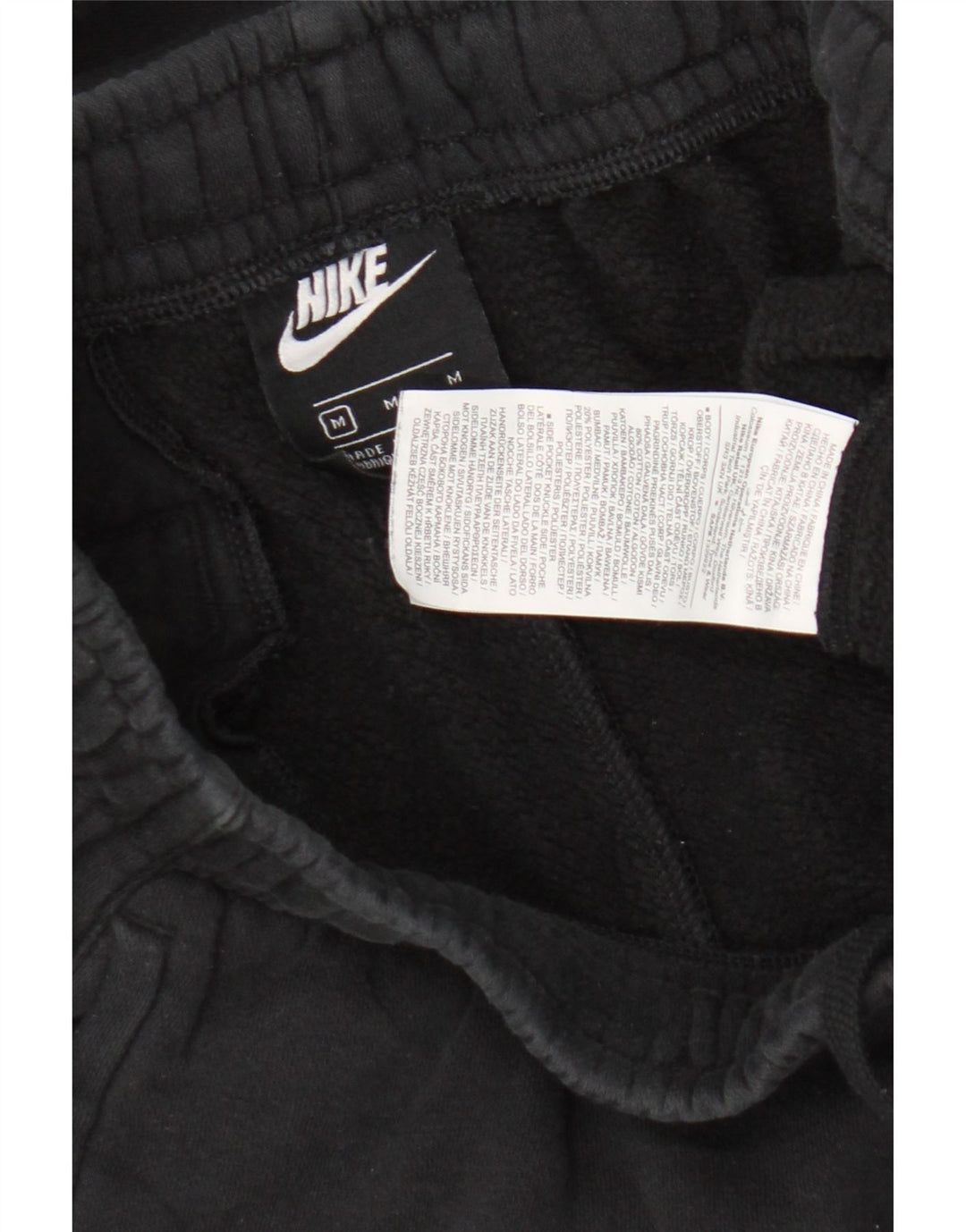 Pantaloni da tuta da uomo Nike Joggers medio cotone nero