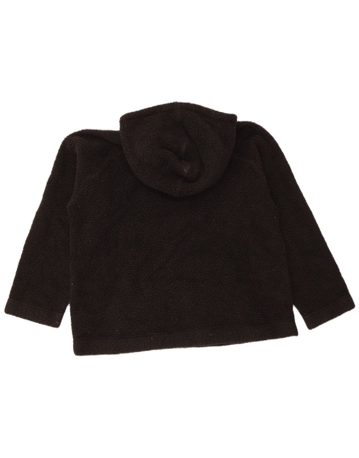 Maglione in pile con cappuccio Puma da uomo, poliestere nero medio