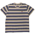 T-shirt standard da uomo Levi's Top 2XL cotone a righe bianche