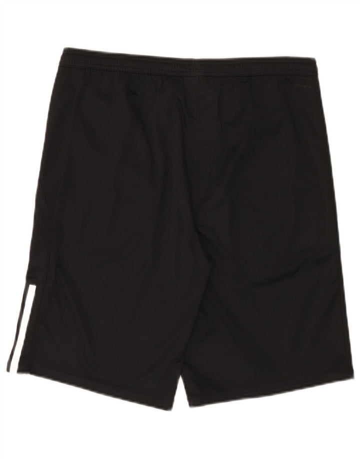 Pantaloncini sportivi Adidas da ragazzo 15-16 anni in poliestere nero