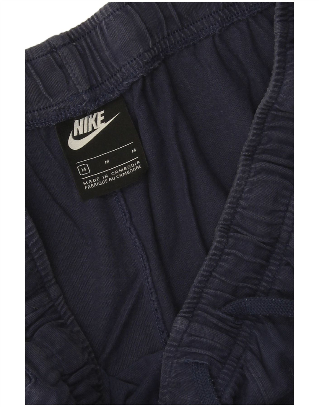 Pantaloncini sportivi Nike da uomo, cotone medio blu navy