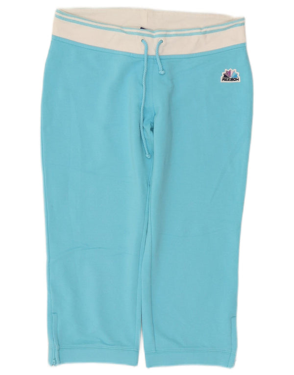 Pantaloni da tuta da donna Reebok Joggers UK 10 Small Turchese Colourblock