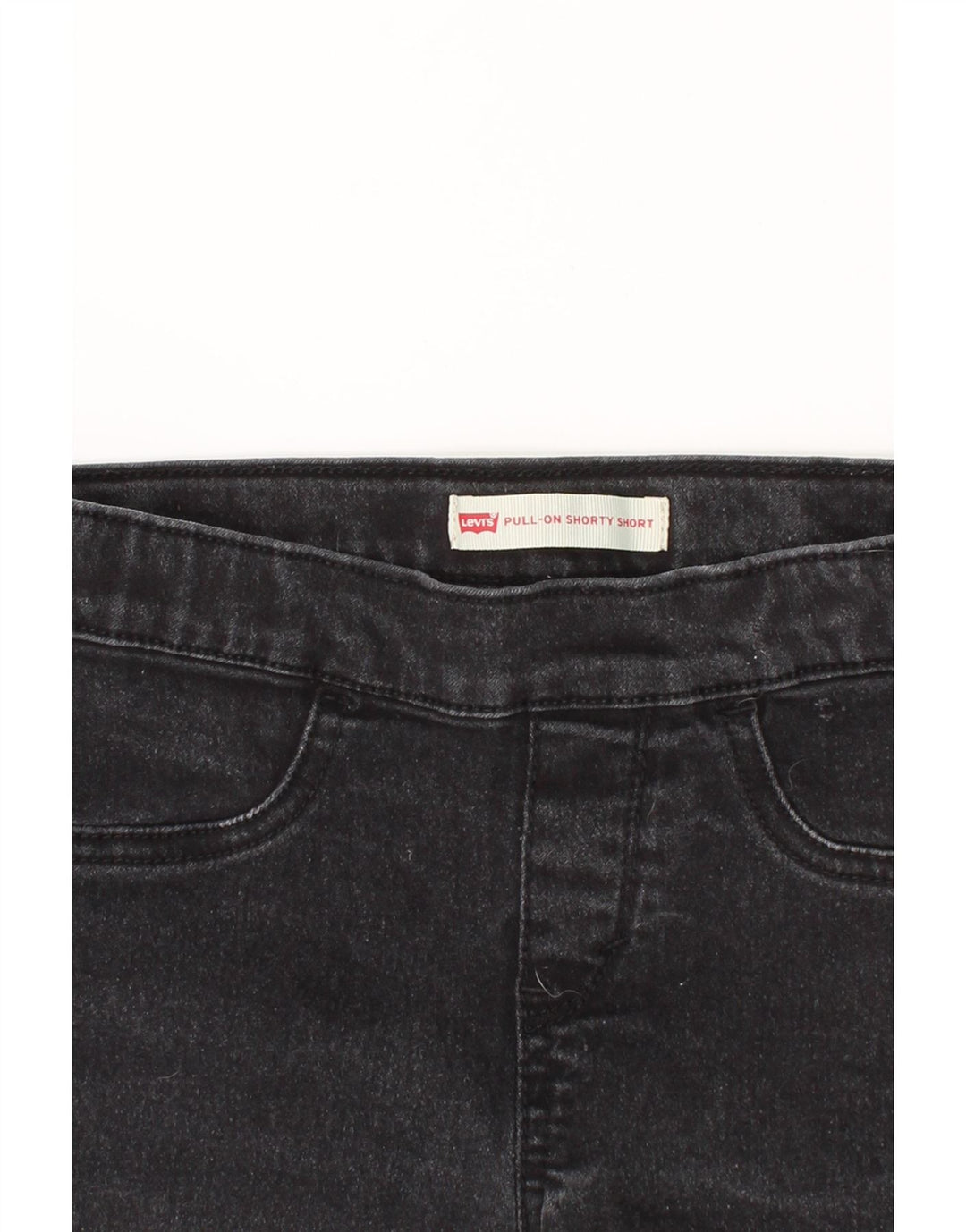 LEVI'S Girls Denim Shorts 6-7 Years W22 Black Vintage Levi's and Second-Hand Levi's from Messina Hembry 