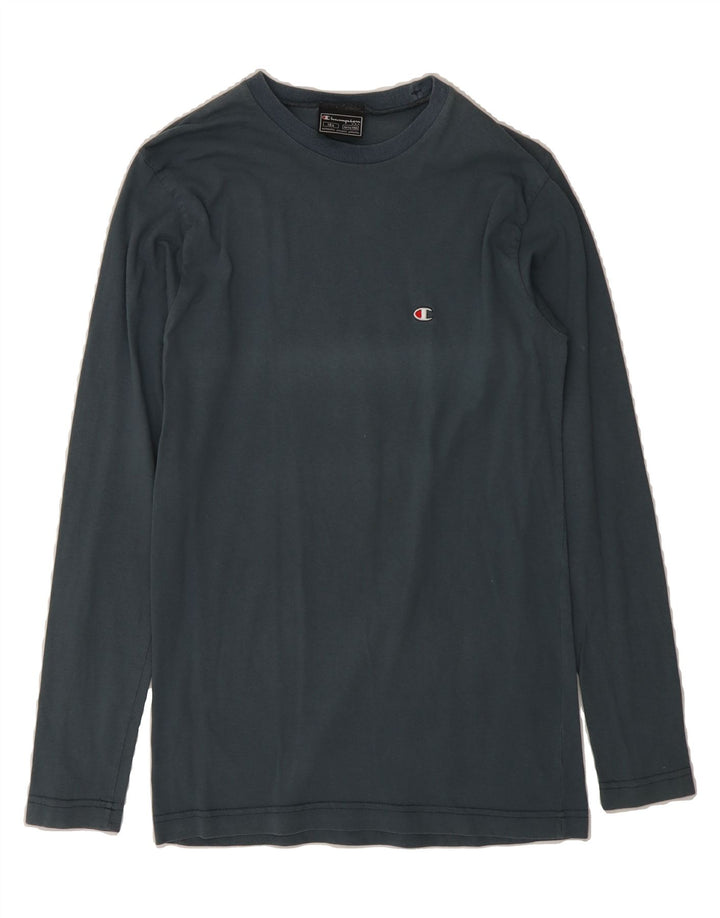CHAMPION Boys Top Long Sleeve 13-14 Years Grey Cotton Vintage Champion and Second-Hand Champion from Messina Hembry 