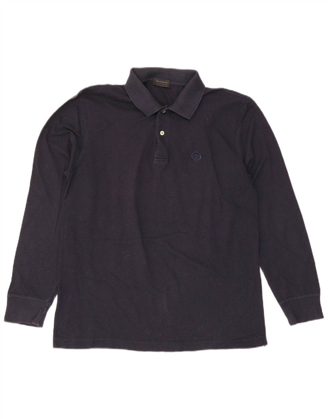 Polo da uomo a maniche lunghe Sergio Tacchini grande blu navy