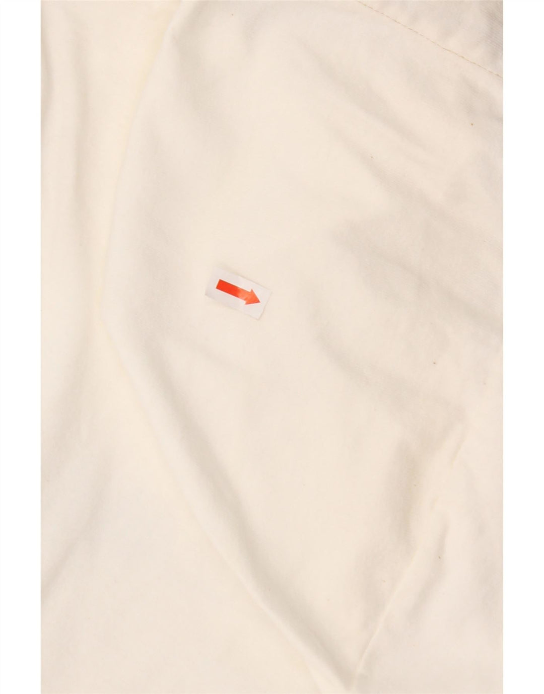 REPLAY Top grafico da donna con cappuccio manica lunga UK 14 grande cotone bianco