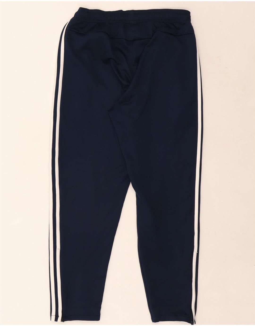 Pantaloni da tuta da uomo Adidas UK 40/42 Poliestere blu navy medio