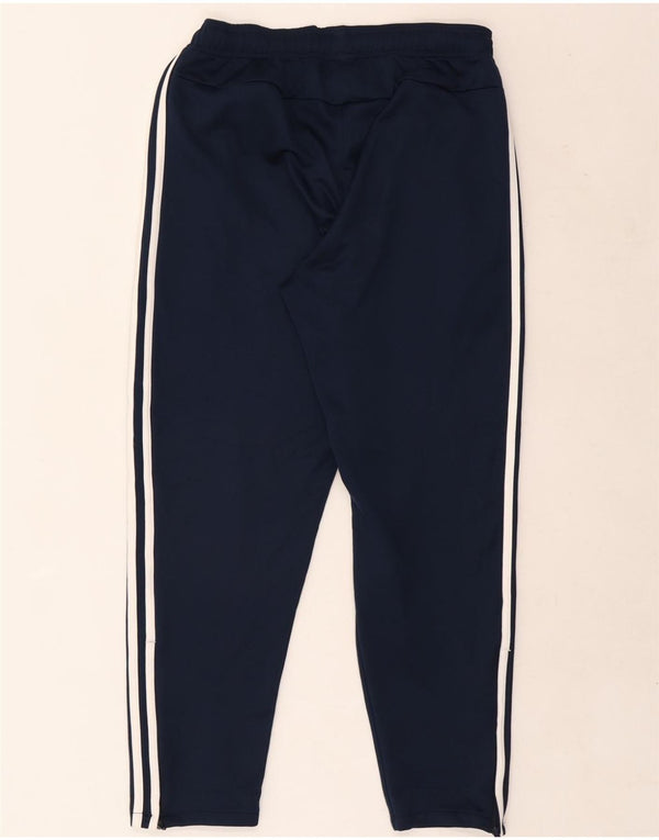 Pantaloni da tuta da uomo Adidas UK 40/42 Poliestere blu navy medio
