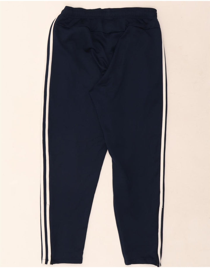 Pantaloni da tuta da uomo Adidas UK 40/42 Poliestere blu navy medio