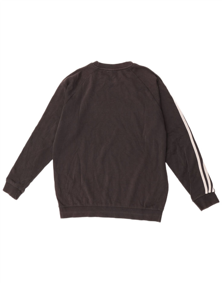 Felpa Adidas Uomo Maglione Medio Nero Cotone